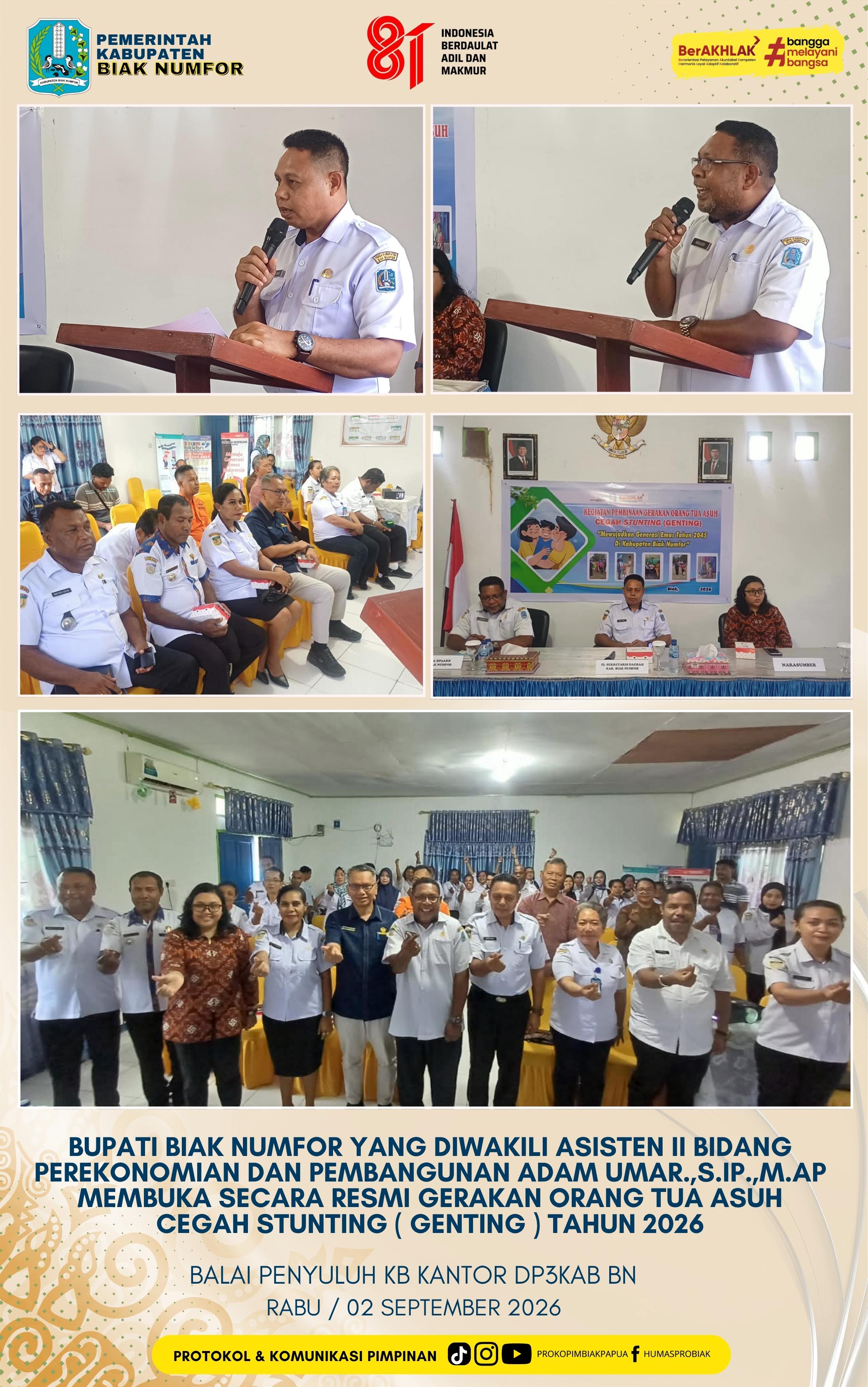 GERAKAN ORANGTUA ASUH CEGAH STUNTING (GENTING)